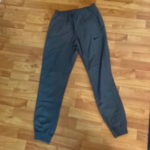 Mens charcoal gray Nike joggers